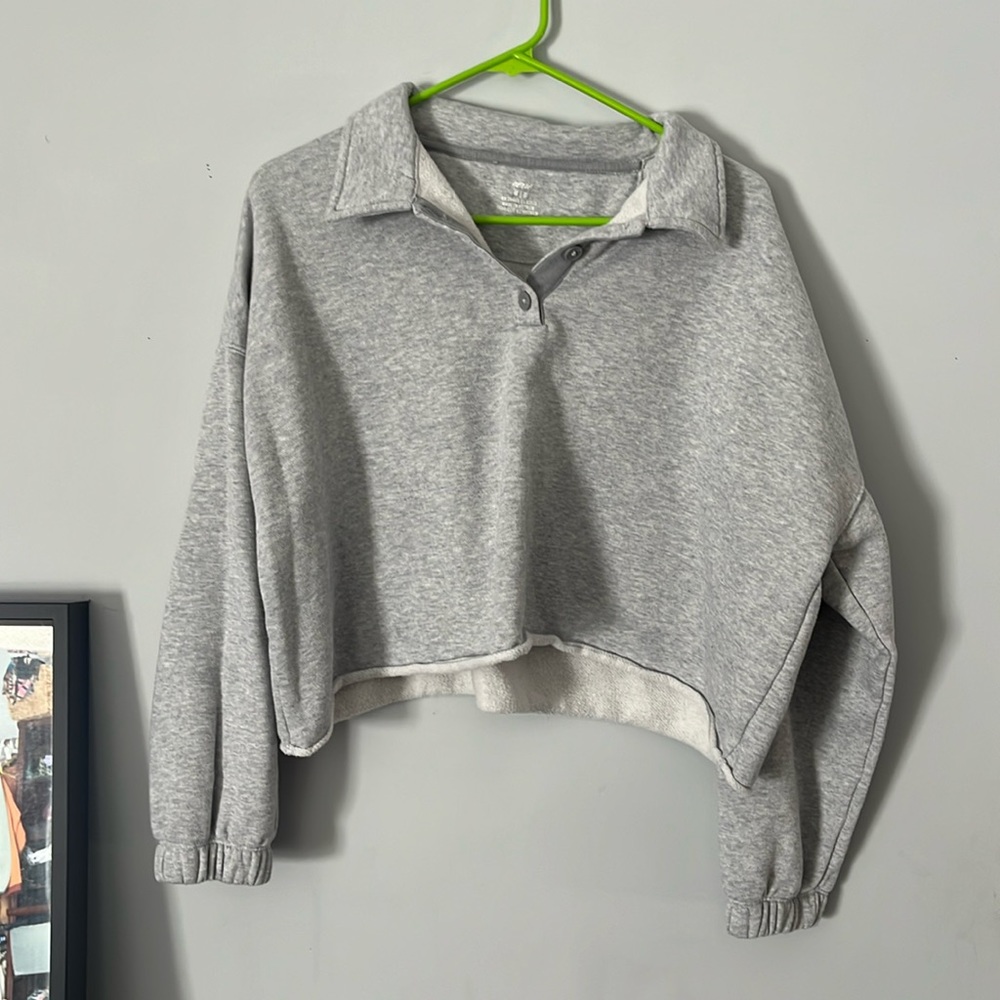 Aerie collared sweatshirt